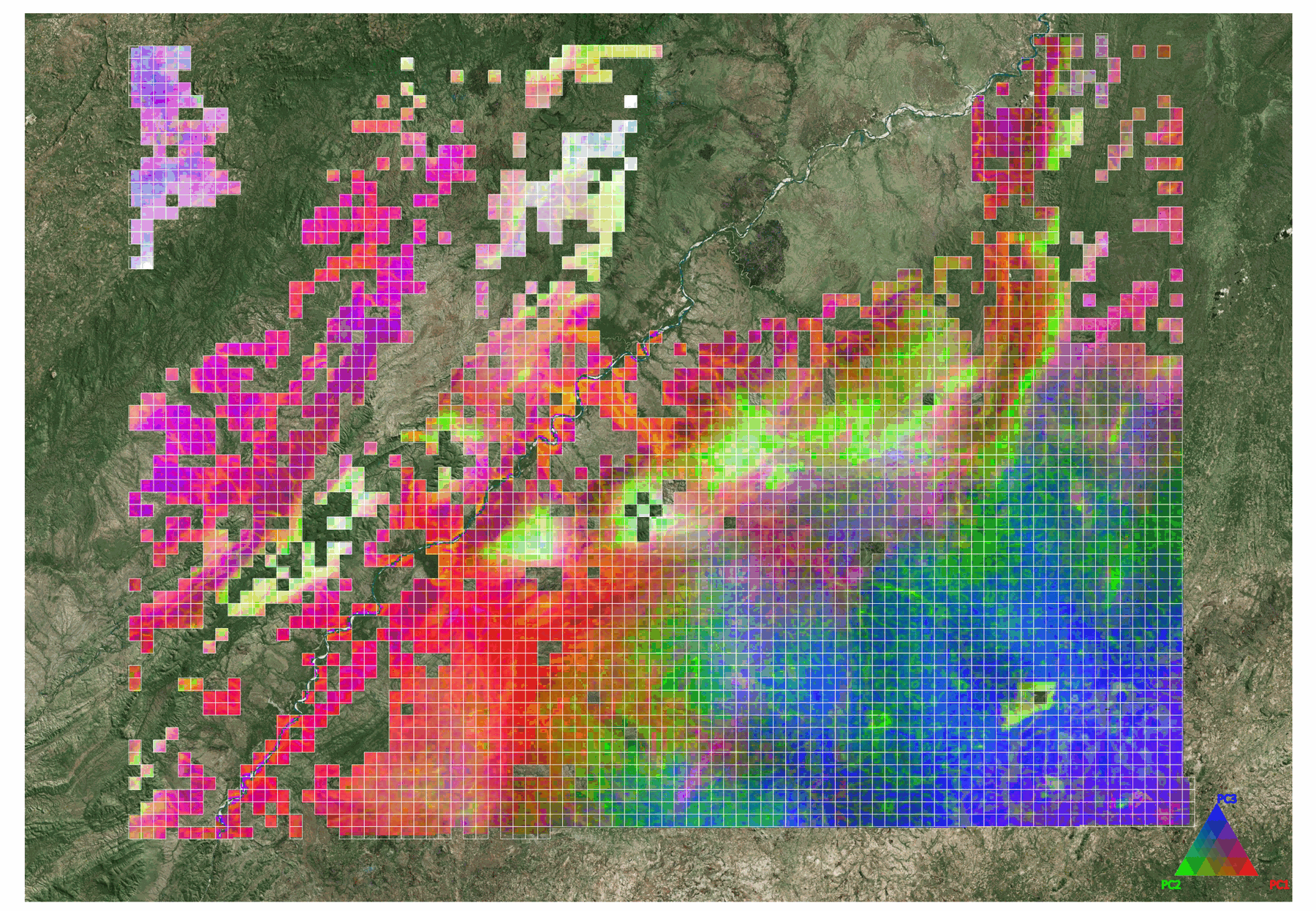 PSUs located in non-protected areas and containing more than 10% or any specified percentage of crop coverage are selected. The Covariate Space Coverage sampling method, incorporating 85 environmental covariates, is applied to identify target and replacement PSUs.